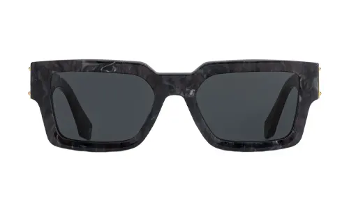 LOUIS VUITTON MATCH Plate Frame Square Sunglasses Men's