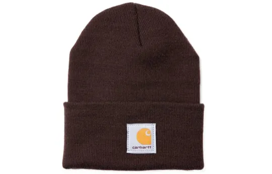Carhartt Wip Short Watch Logo patch Beanie Hat