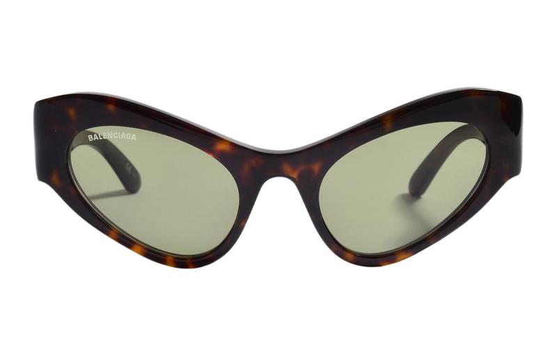 Balenciaga Plate Frame Irregular Shape Sunglass