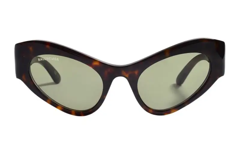 Balenciaga Plate Frame Irregular Shape Sunglass