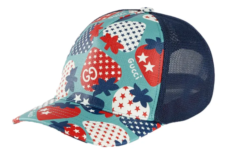 【Previous Season】strawberry-print logo cap