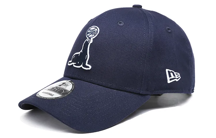 New Era Cotton Baseball Caps Unisex Navy Blue