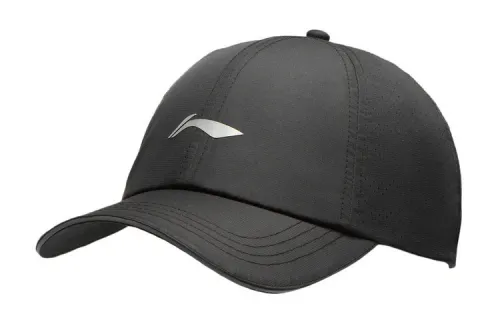 Li Ning Running Collection Baseball Caps Unisex Black