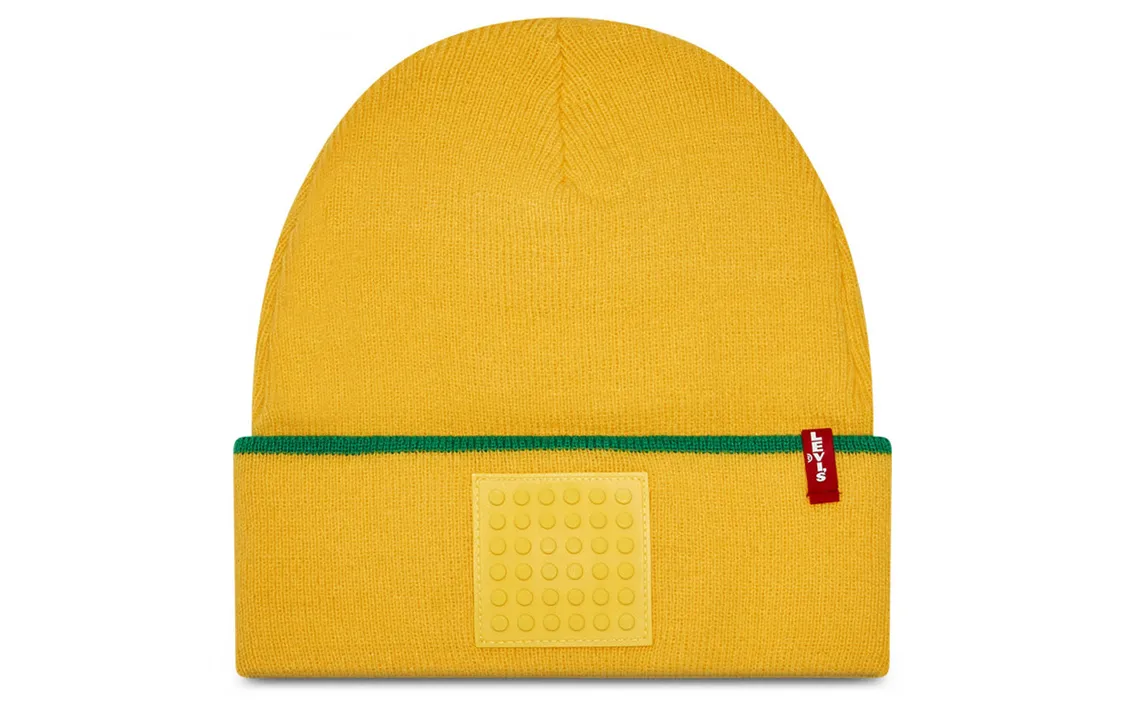 Levis Acrylic Beanies Unisex Yellow