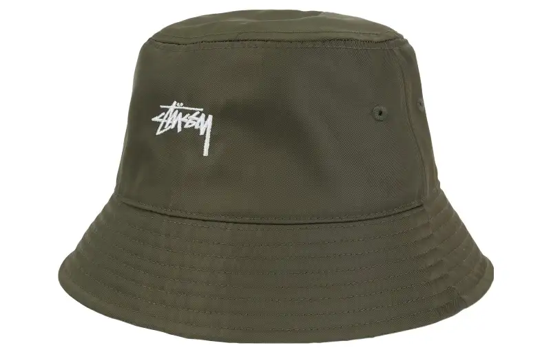 Stussy Bucket Hats Unisex Olive Green