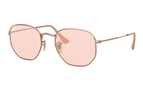 RayBan Stainless Steel Square Sunglasses Men's