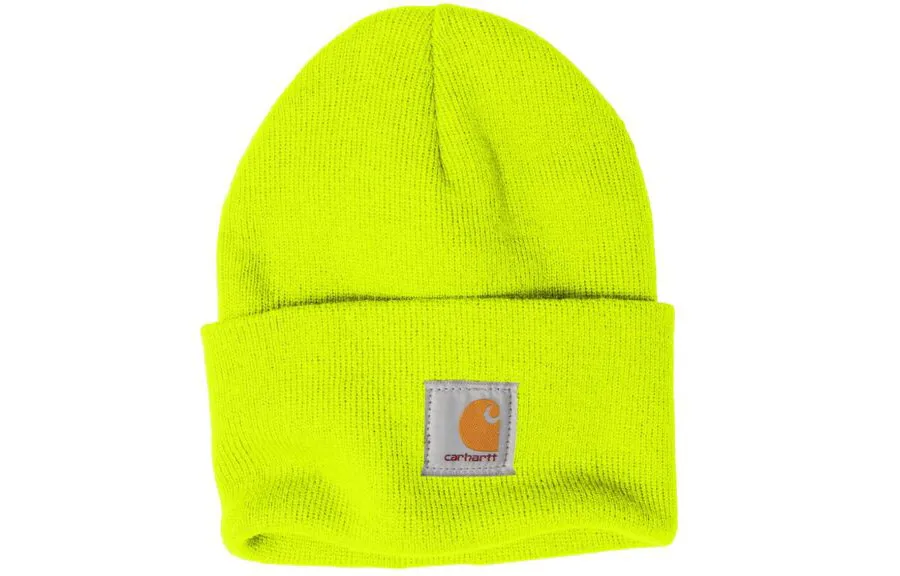 Carhartt Acrylic Beanies Unisex Neon Green