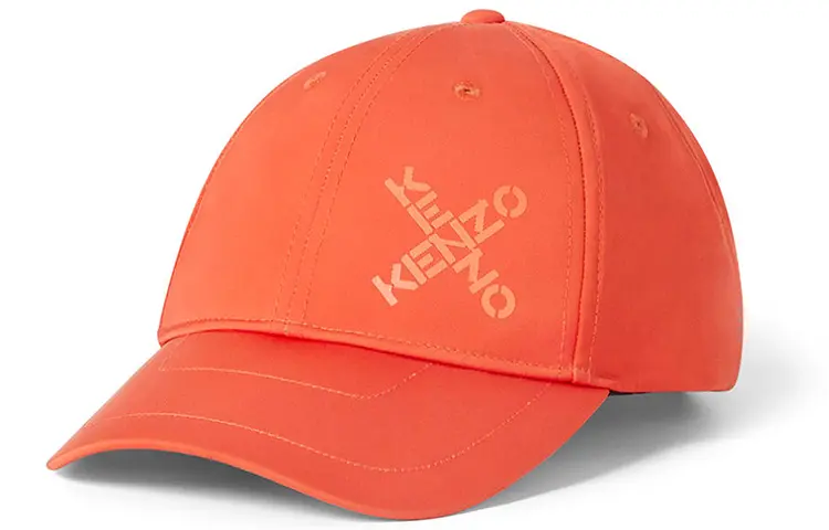 KENZO Baseball Caps Unisex Orange