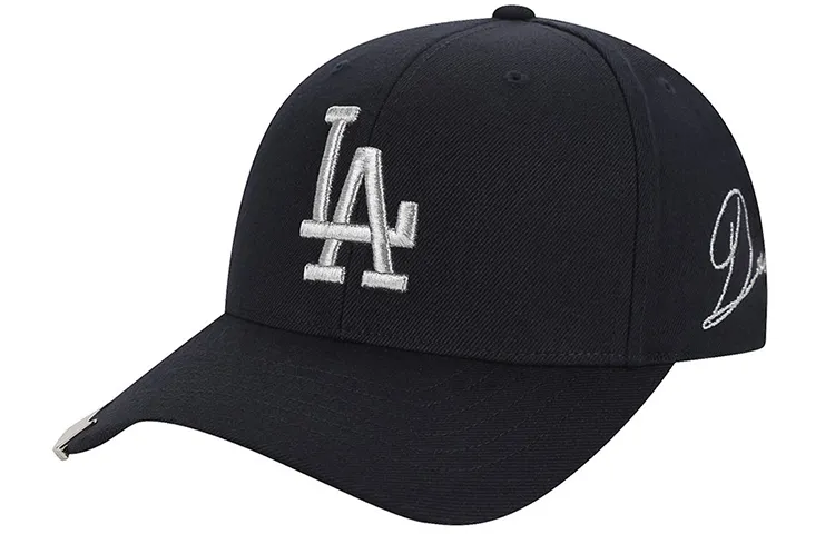 MLB Cotton Baseball Caps Unisex Black/White