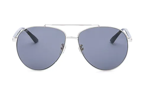 GUCCI Sunglasses Men's Silver