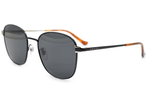 GUCCI Alloy Aviator Sunglasses Men's
