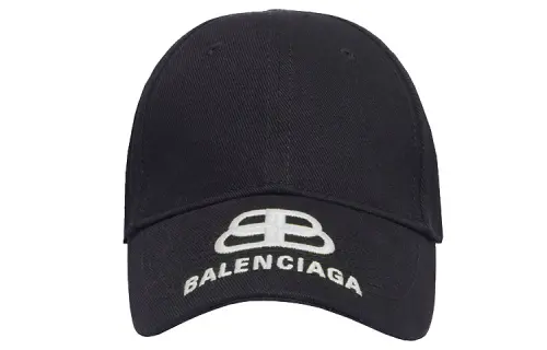 Balenciaga Baseball Cap Unisex Black
