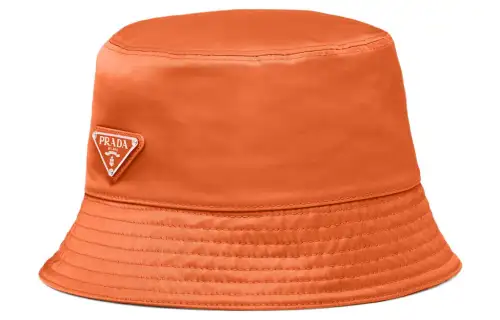PRADA Re Nylon Bucket Hats Women's Orange
