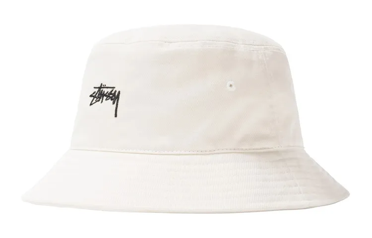 Stüssy Logo Embroidered Bucket Hat