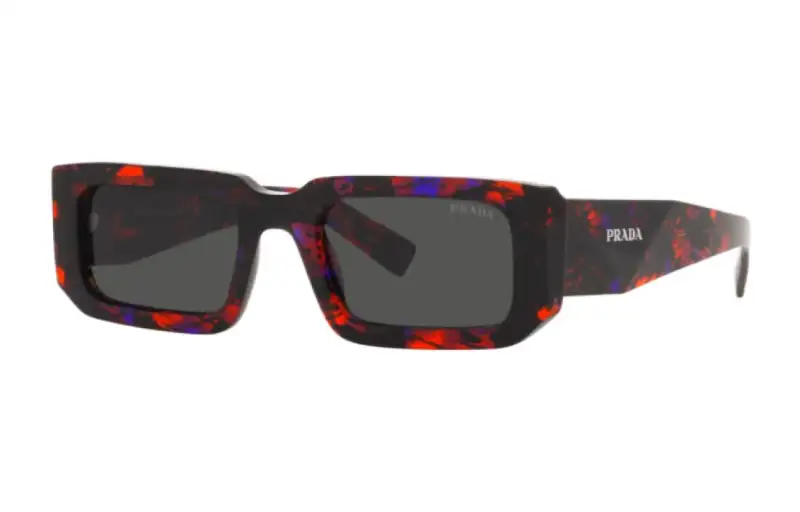 PRADA Rectangular Frame Sunglasses
