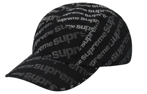 Supreme 100% Cotton Twill Baseball Caps Unisex Black/Navy Blue/Orange/Yellow Green/Ecru