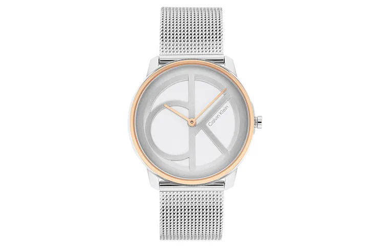 CALVIN KLEIN Wrist Watches Quartz Movement Steel Strap 35mm Gray Dial Women's Watch