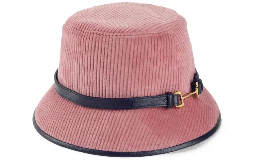 GUCCI Corduroy Horsebit Bucket Hat