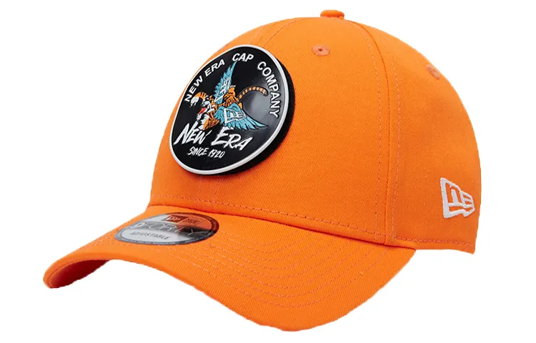 New Era Cotton Baseball Caps Unisex Orange