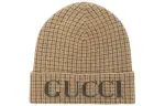 GUCCI Beanies Unisex Beige
