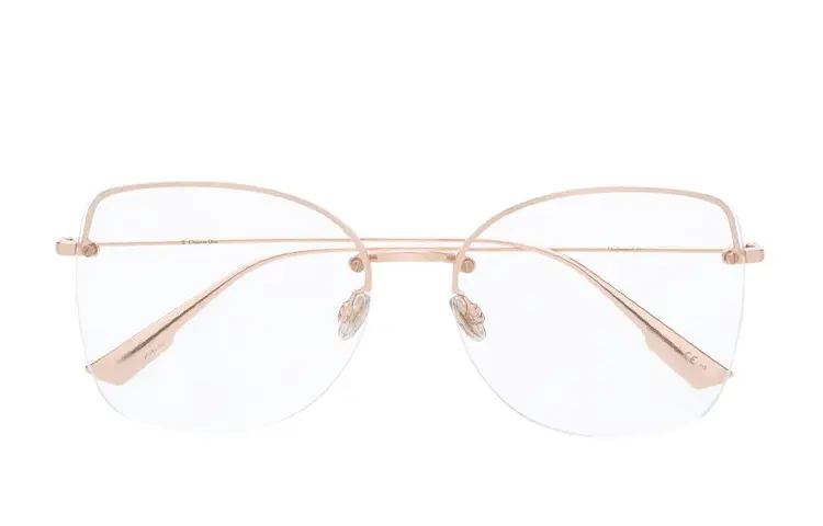 DIOR Prescription Glasses Unisex Gold