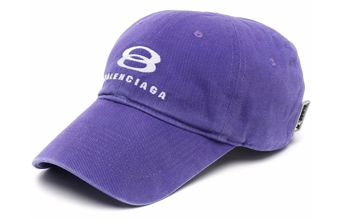 Женская кепка Balenciaga (фиолетовая)