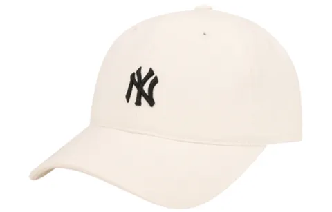 MLB Cotton Baseball Caps CP77 Unisex White
