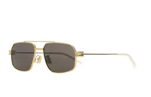 Bottega Veneta Eyewear Aviator Frame Sunglasses