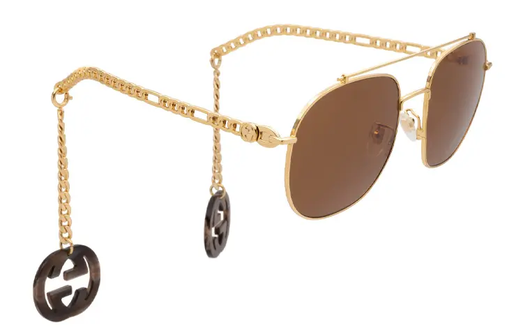 GUCCI Sunglasses Unisex Brown