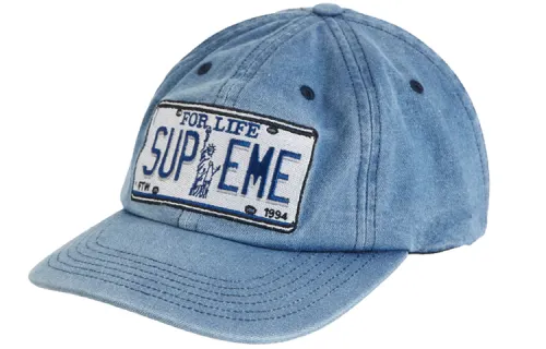Supreme License Plate 6 Panel