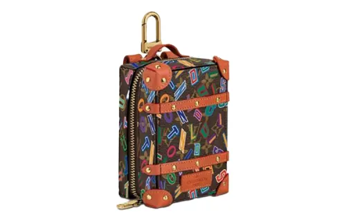 LOUIS VUITTON X Nba Backpack Trunk Bag Charm & Pouch Mini Monogram