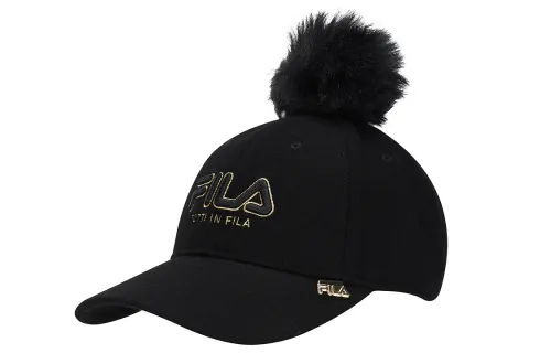 FILA Wool Baseball Caps Unisex Black
