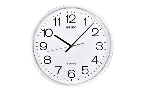 Japanese Seiko 14-inch modern simple Nordic style clock living room bedroom office wall clock