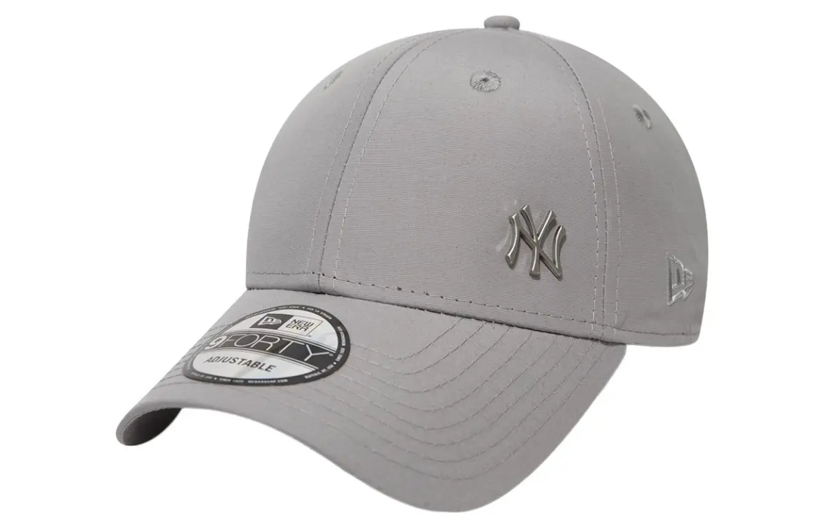 New Era Cotton Polyester Baseball Caps Unisex Gray