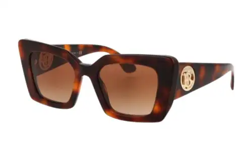 Burberry tortoise square-frame sunglasses