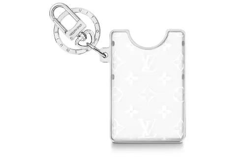 LOUIS VUITTON Metal Plexiglass Keychains Unisex