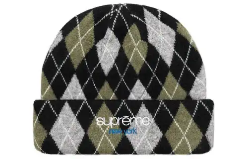 Supreme Argyle Cashmere Beanie