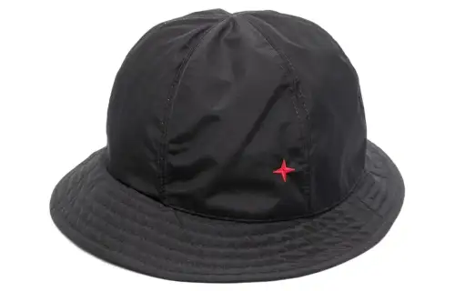 STONE ISLAND Bucket Hats Unisex Black