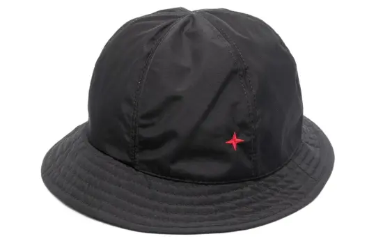 STONE ISLAND Bucket Hats Unisex Black