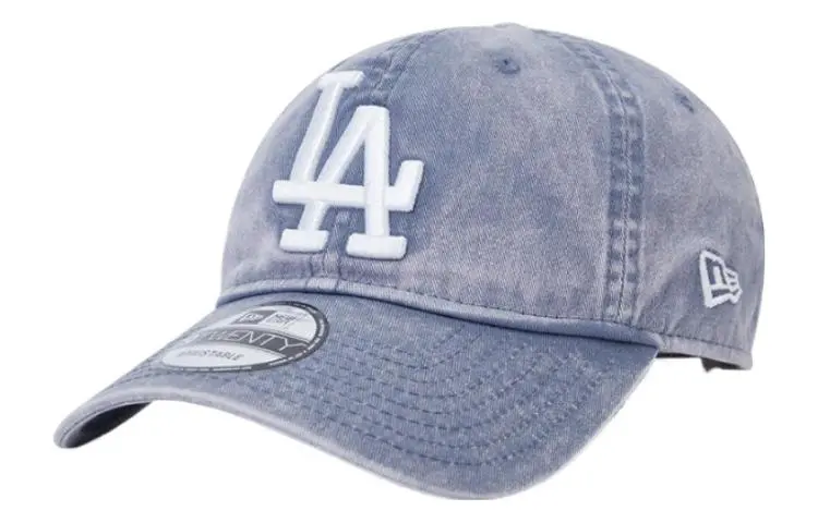 New Era Cotton Baseball Caps Unisex Denim Blue