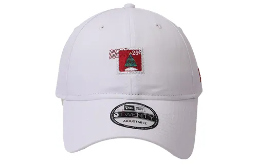New Era Christmas white baseball cap hip-hop style, with embroidery
