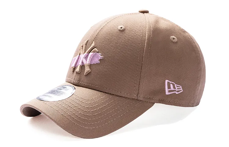 New Era Cotton Baseball Caps Unisex Khaki