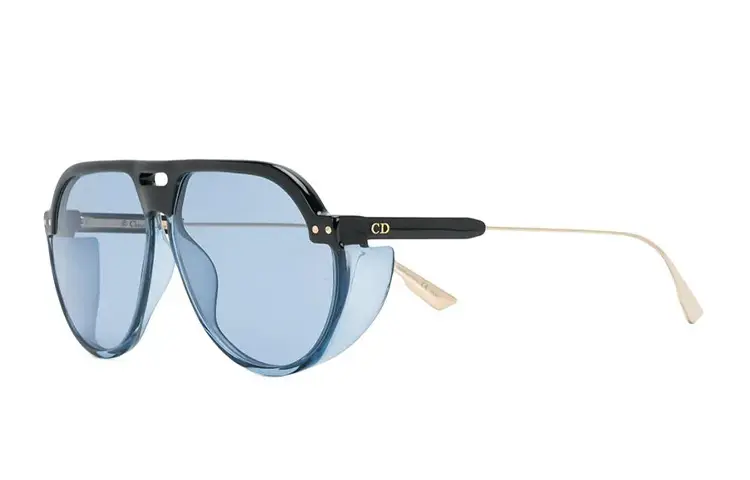 DIOR Sunglasses Women's Black Blue