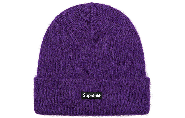 Шапка Supreme FW20 Week 9 Mohair Beanie (серая) — фото 4
