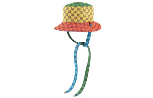 GUCCI GG Multicolor Bucket Hat Unisex Multicolor
