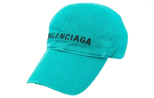 Balenciaga Baseball Caps Unisex Turquoise