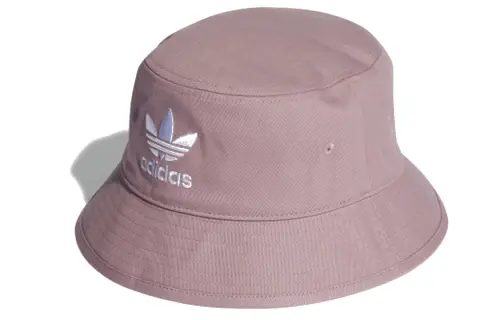 Adidas Originals Cotton Bucket Hats Unisex Pastel Pink