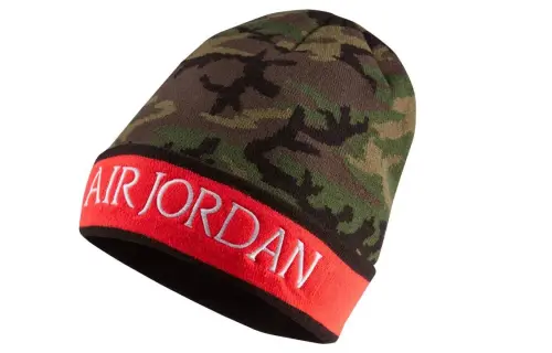 Jordan Beanies Unisex Army Green/Neon Orange