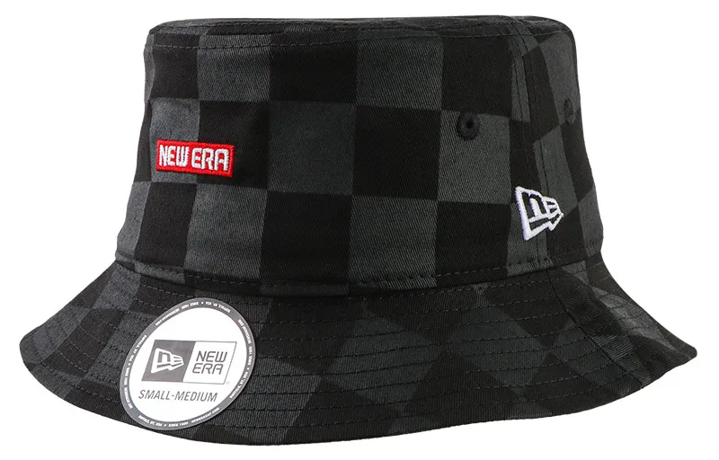 New Era Cotton Bucket Hats Unisex Black