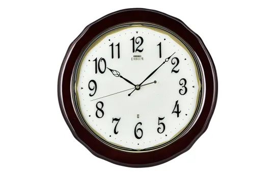 SEIKO Quartz Movement Wall Clock Unisex White